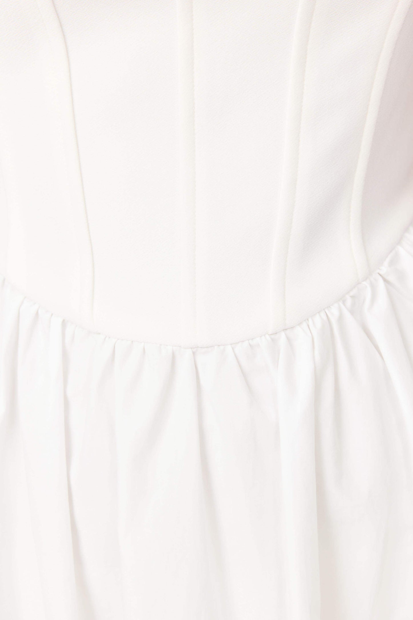 Ingrid Corset Midi Dress in White