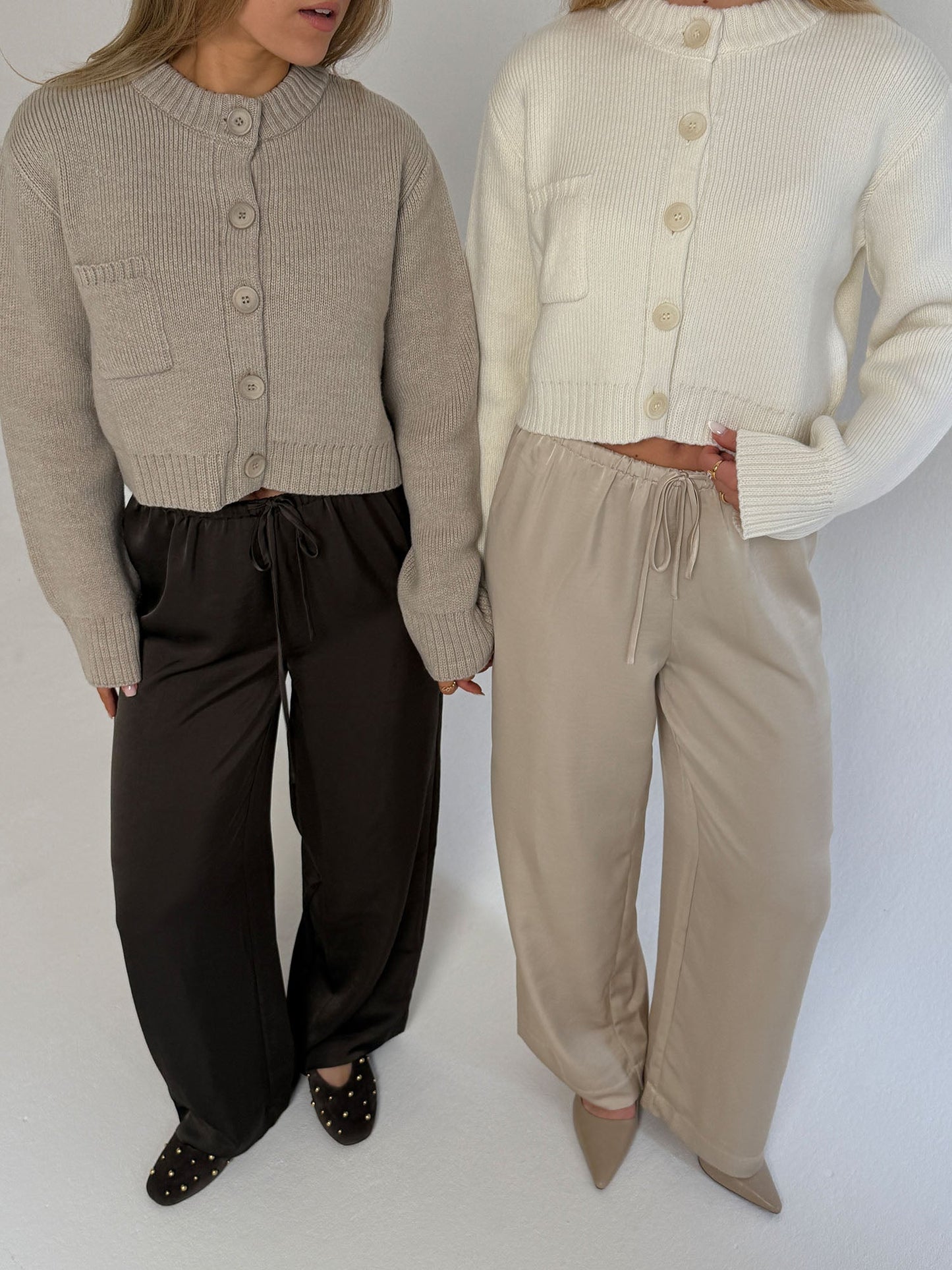 RUNE - Buttoned Cardigan • Cloud