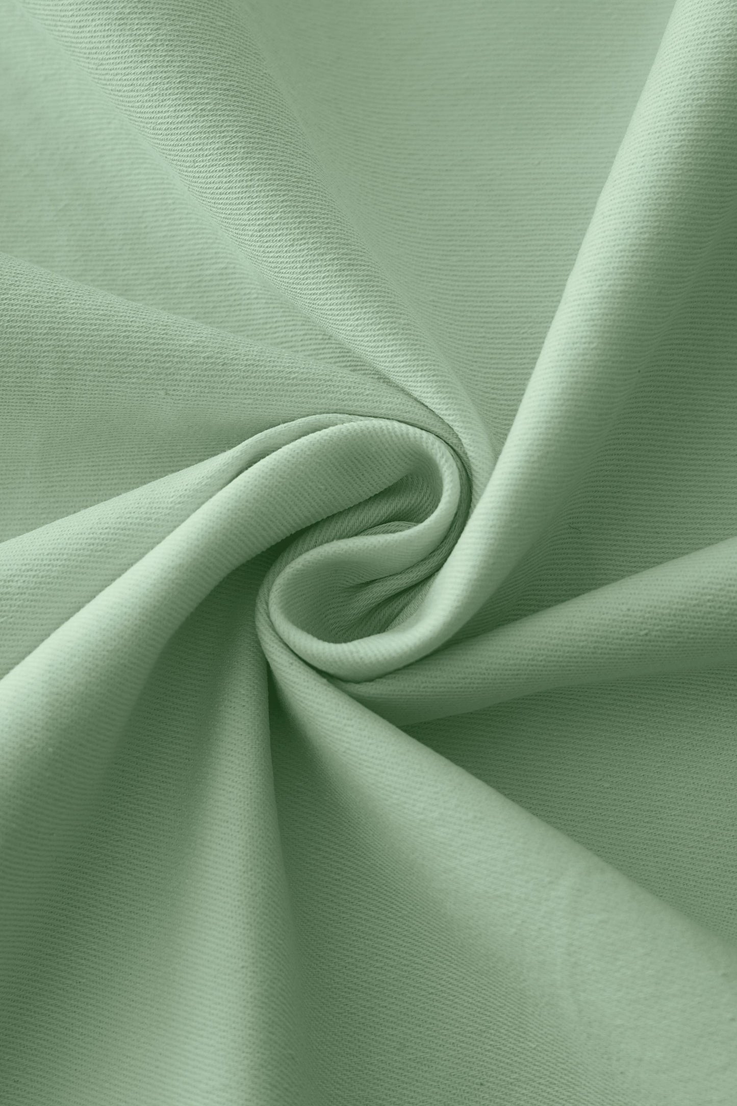 Darlene Light Green Roll Collar Circle Dress