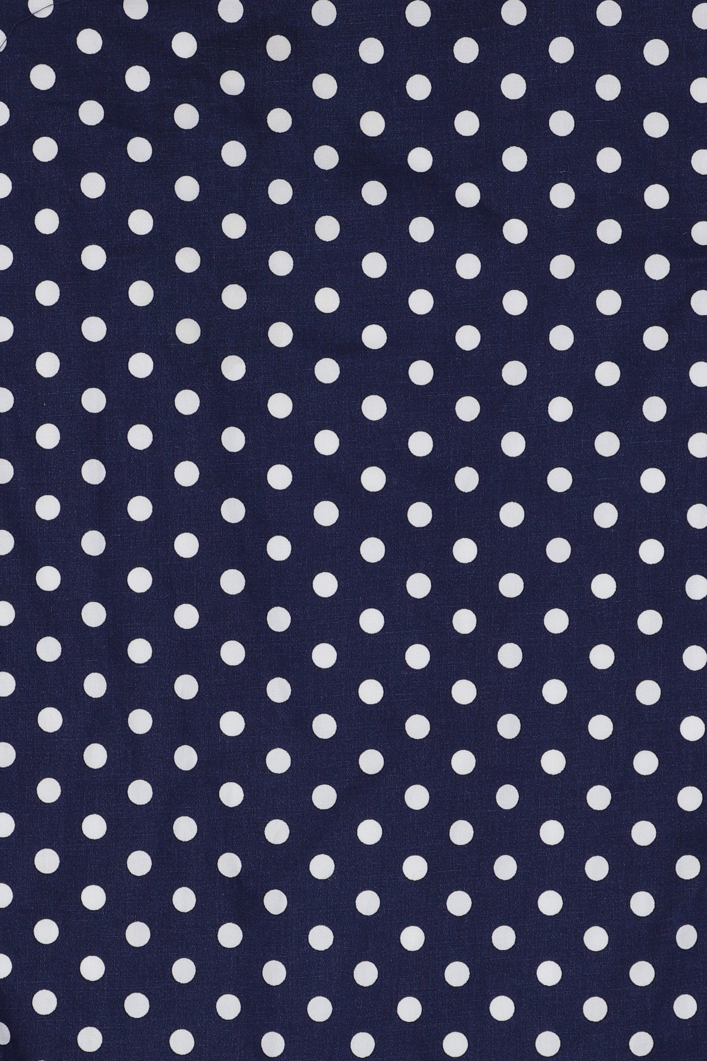 Penelope Navy Blue Polka Dot Rockabilly Shirt Dress