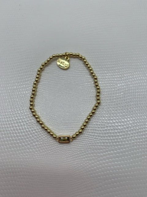 BRACELET 14KT GOLD AUGUST BIRTHSTONE