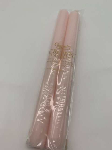 CANDLES DUET IN PETAL PINK 10"