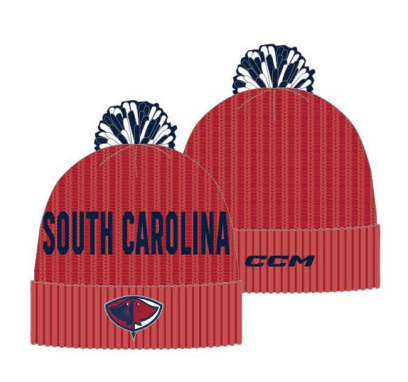 CCM Stingrays Red Cuffed Pom Knit