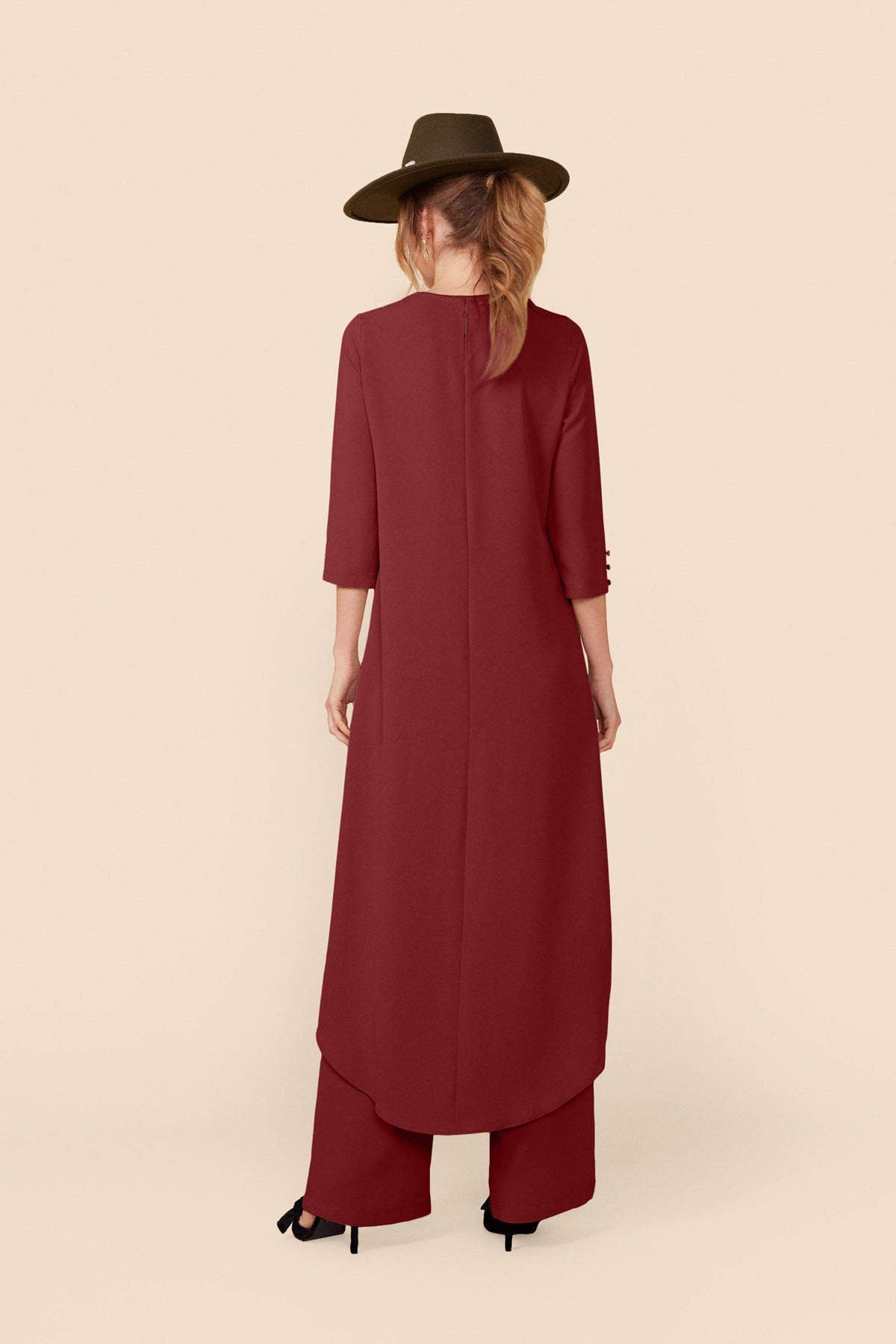Conjunto Top + Pantalon Doris Merlot · Alegoria ·