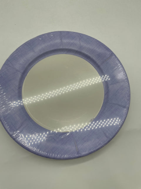 DINNER PLATES LINEN BOARDER PAPER IN LAVENDER