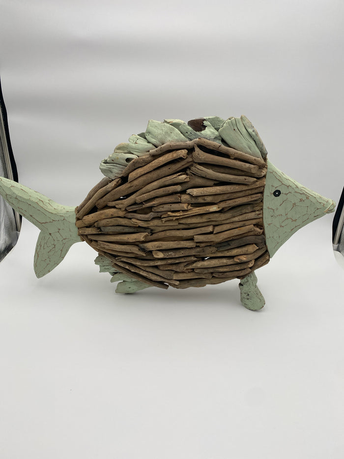 DRIFT WOOD FISH DECOR