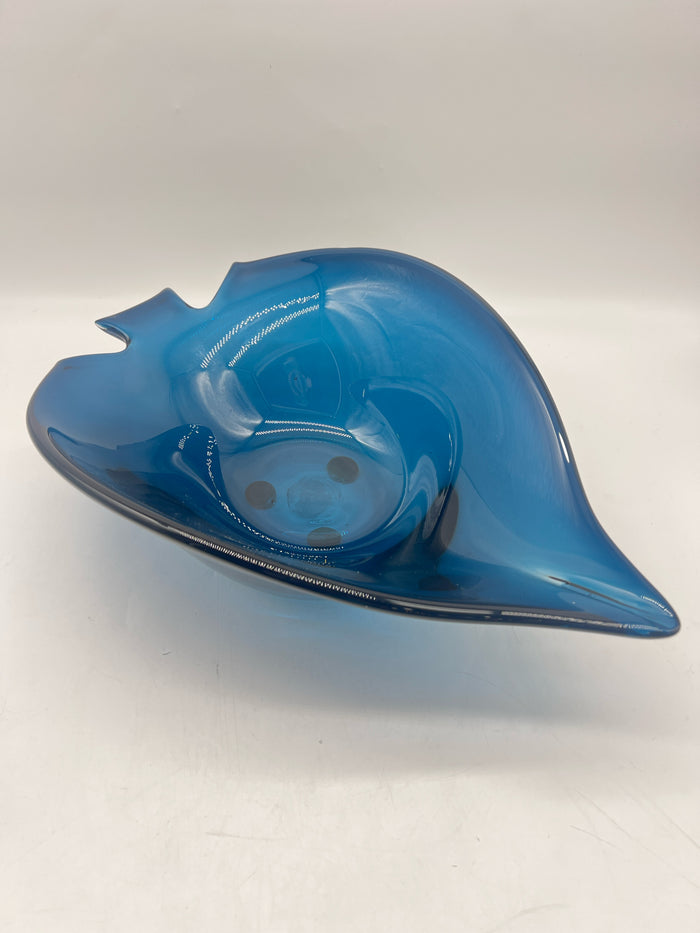 GLASS VESSEL DEEP BLUE