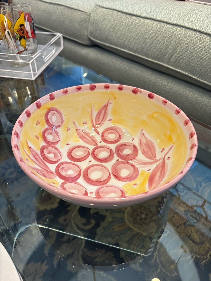 HAND PAINTED FRUIT BOWL ZANOLLI