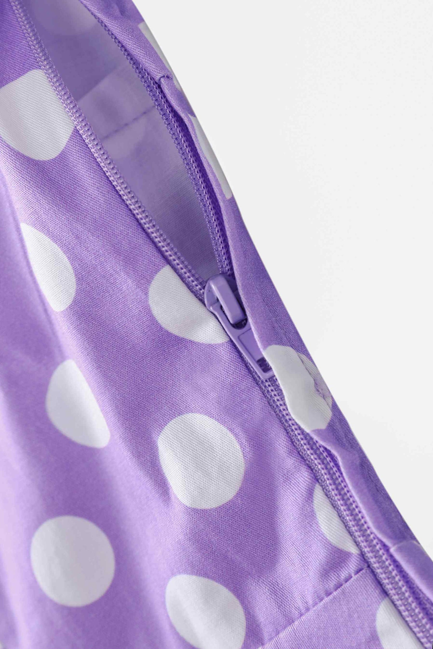 Mabel Lilac Polka Dot Midi Shirt Dress