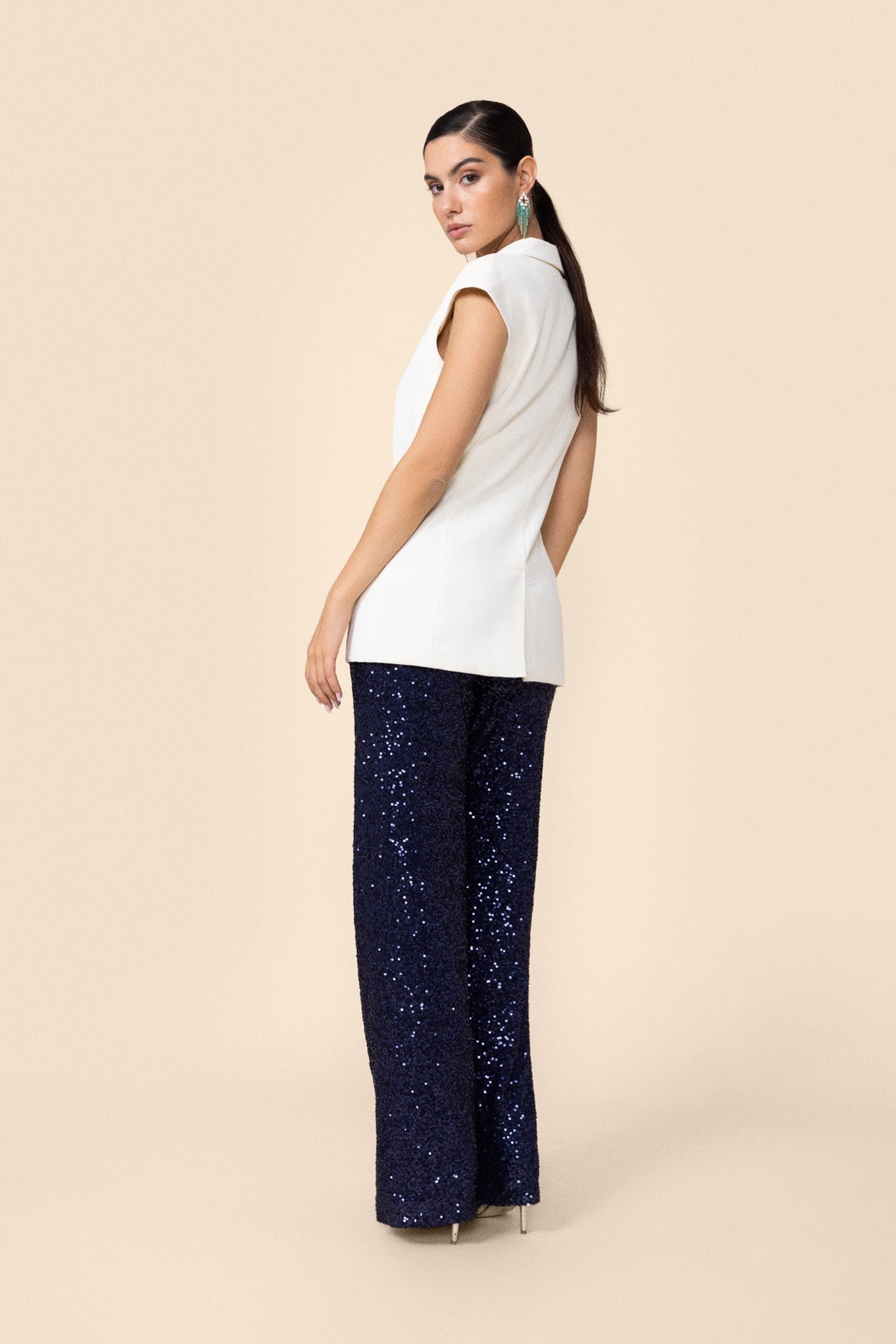 Pantalon Aritza Sapphire · Le Jardin ·