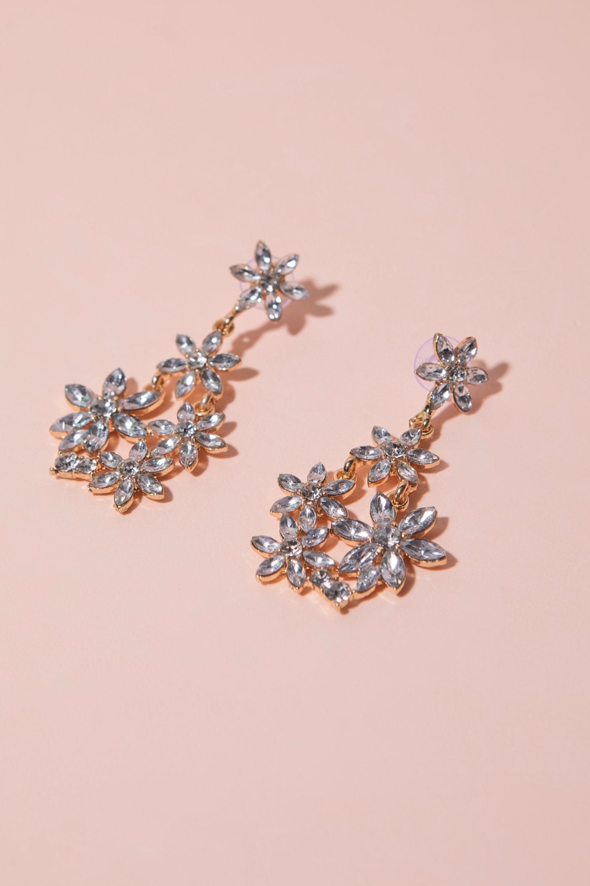Pendientes Begonia Cristal