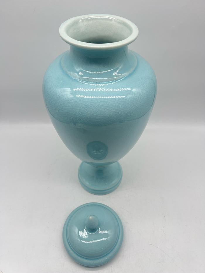 PORT 68 LIDDED JARS ROBINS EGG BLUE
