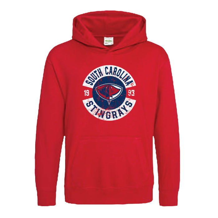 Red Stingrays Roughshot Youth Hoodie