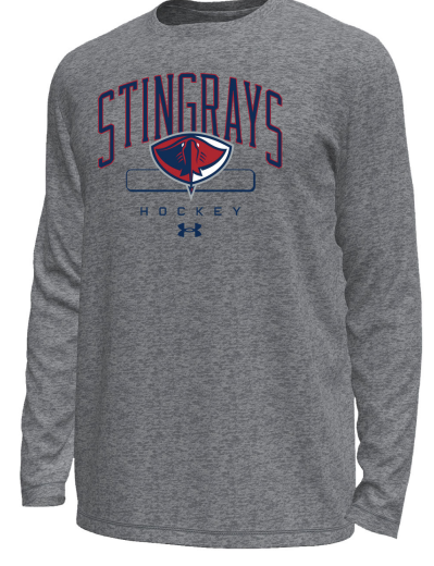 UA Dri-Fit Charcoal Stingrays Collegiate LS T-Shirt