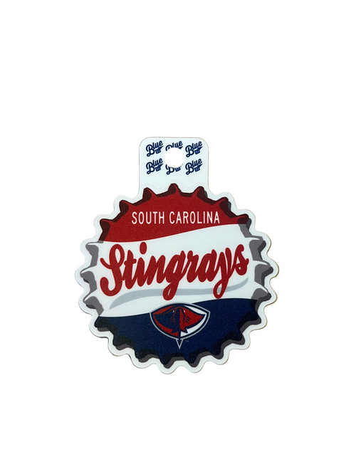 Stingrays Bottle Top Sticker