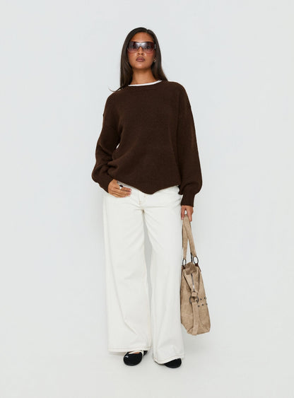 Ryanna Sweater Chocolate