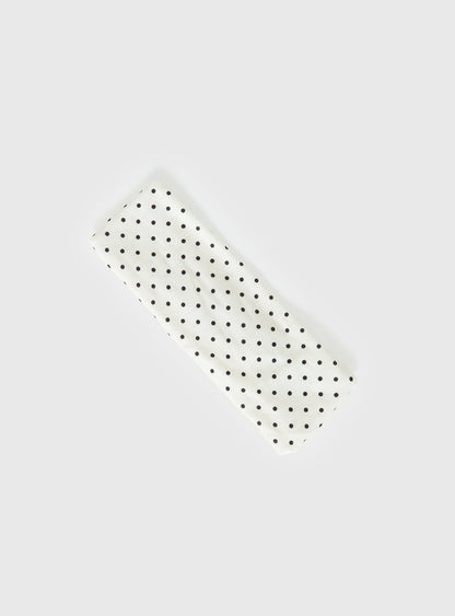 The Juney Headband Cream Polka
