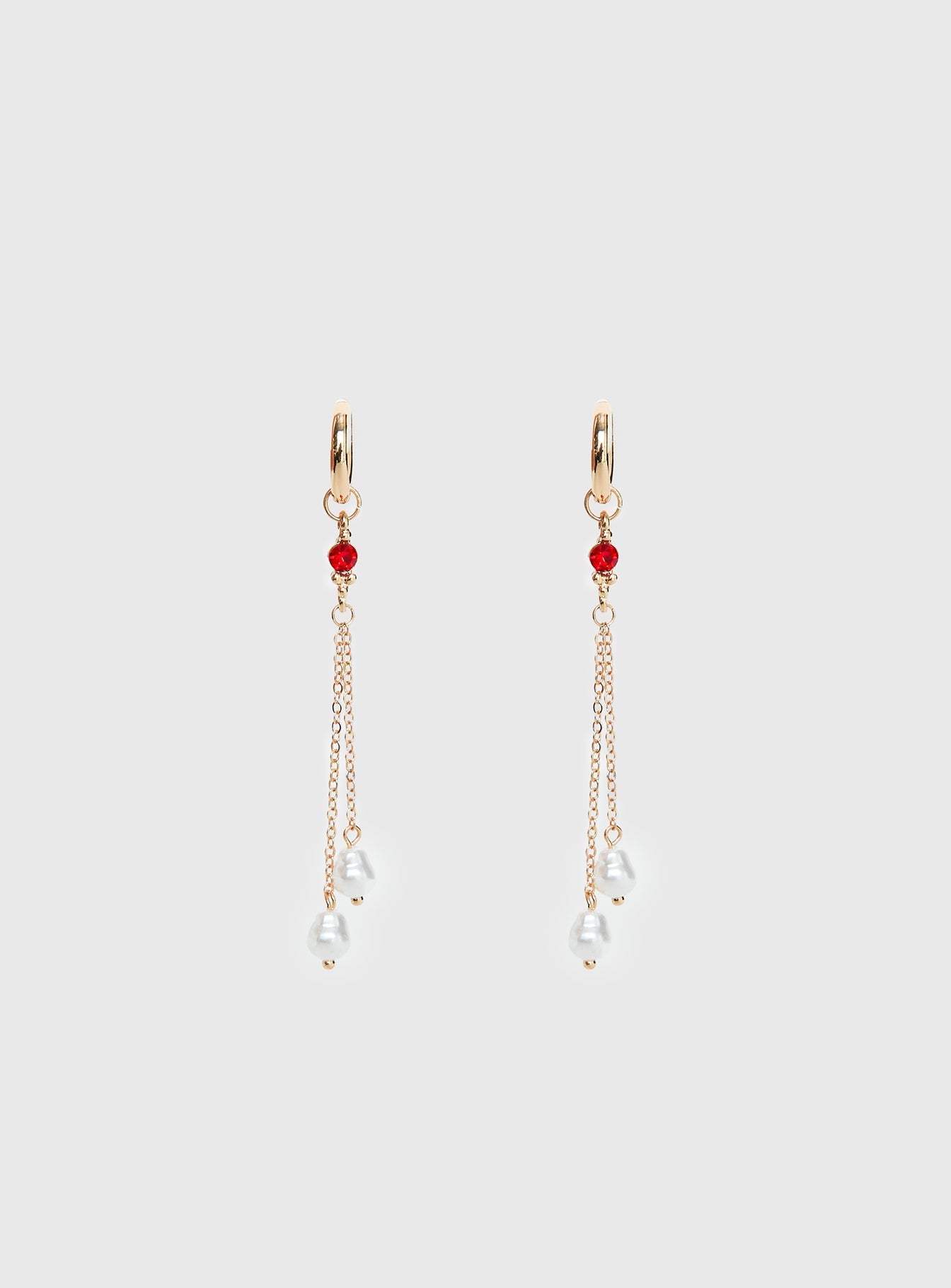 What Is Life Dangly Earrings Gold