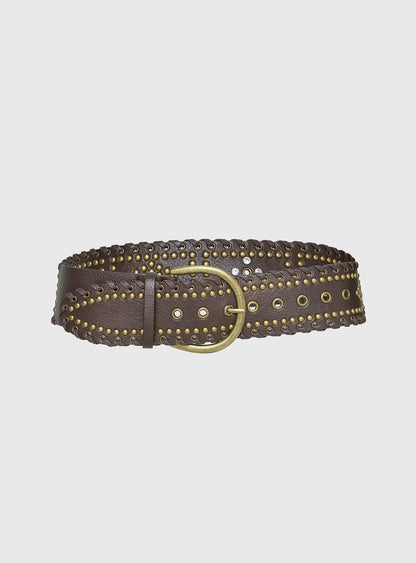 Musgraves Woven Belt Brown