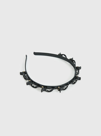 Lorean Headband Black