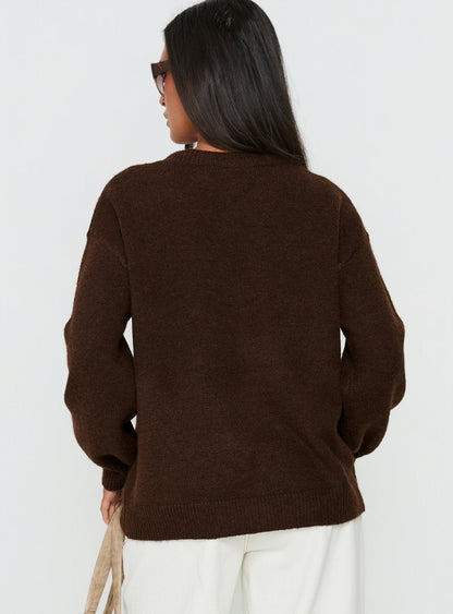 Ryanna Sweater Chocolate
