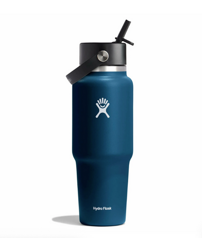 32 oz Wide Flex Straw Travel Bottle