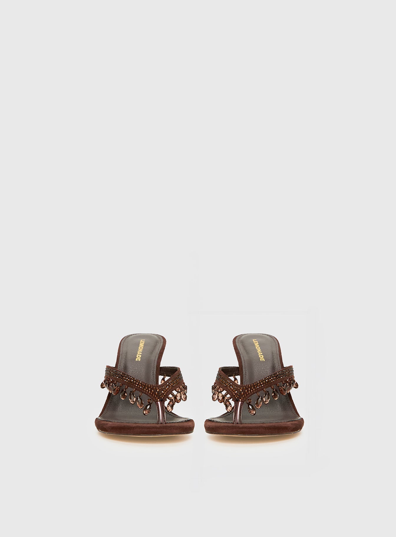 Ameliah Tassel Heels Brown