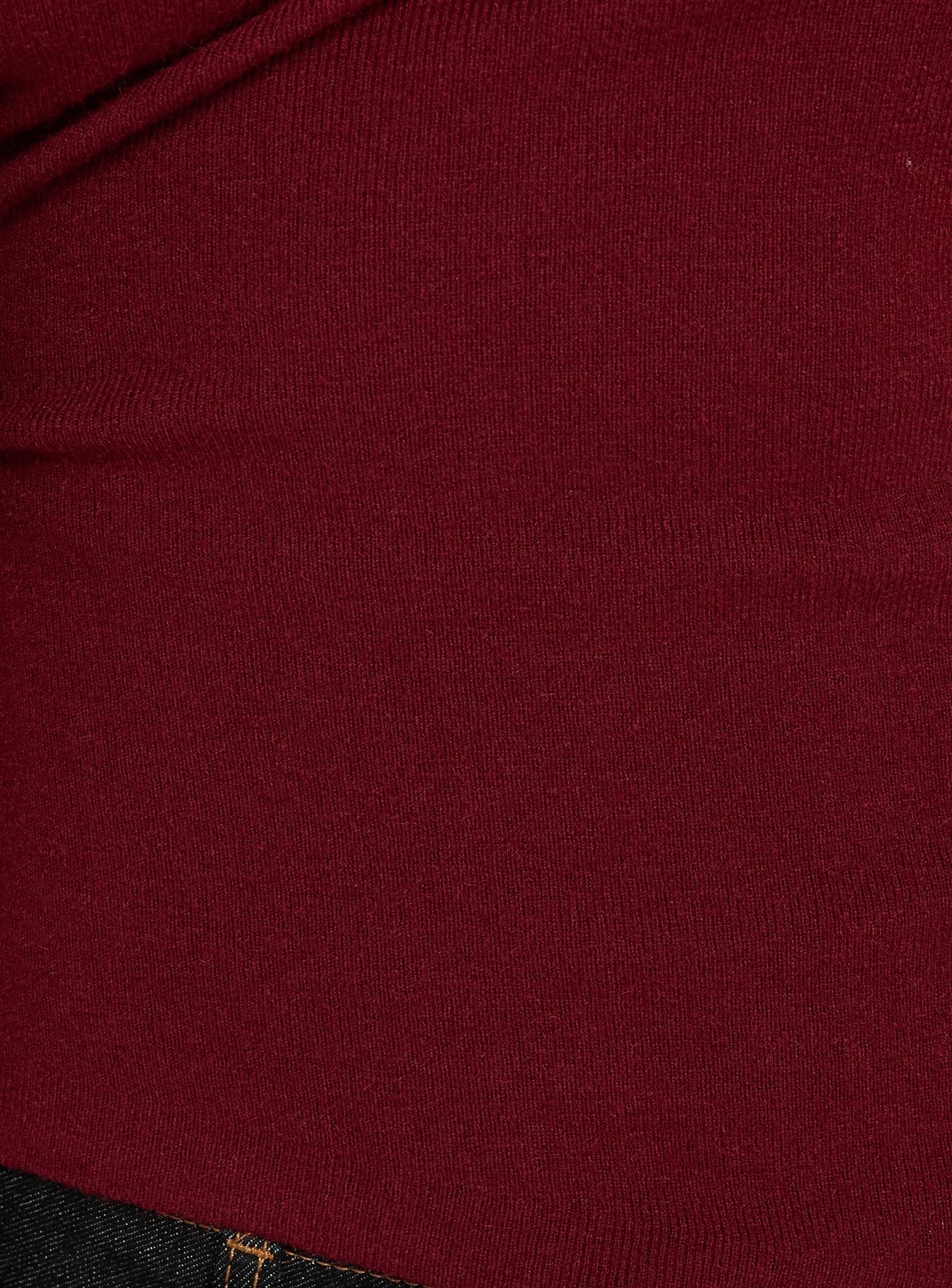 Kaelith Off Shoulder Knit Sweater Wine