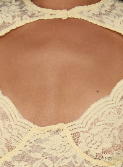Giallo Lace Top Butter