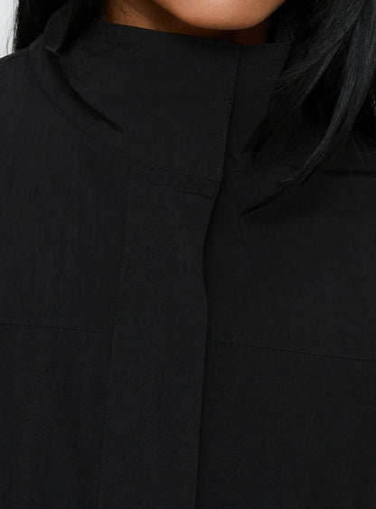 Shoreline Windbreaker Jacket Noir
