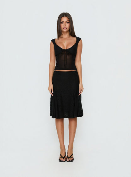 Quani Lace Top Black