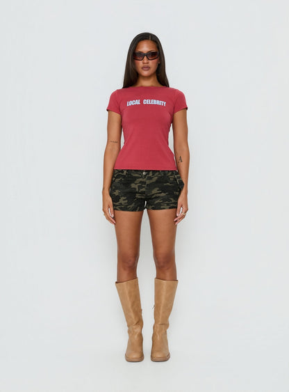 Remix Micro Shorts Camo