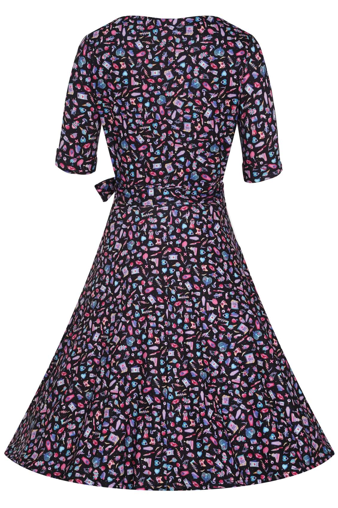Matilda Y2K Goth Punk Wrap Dress