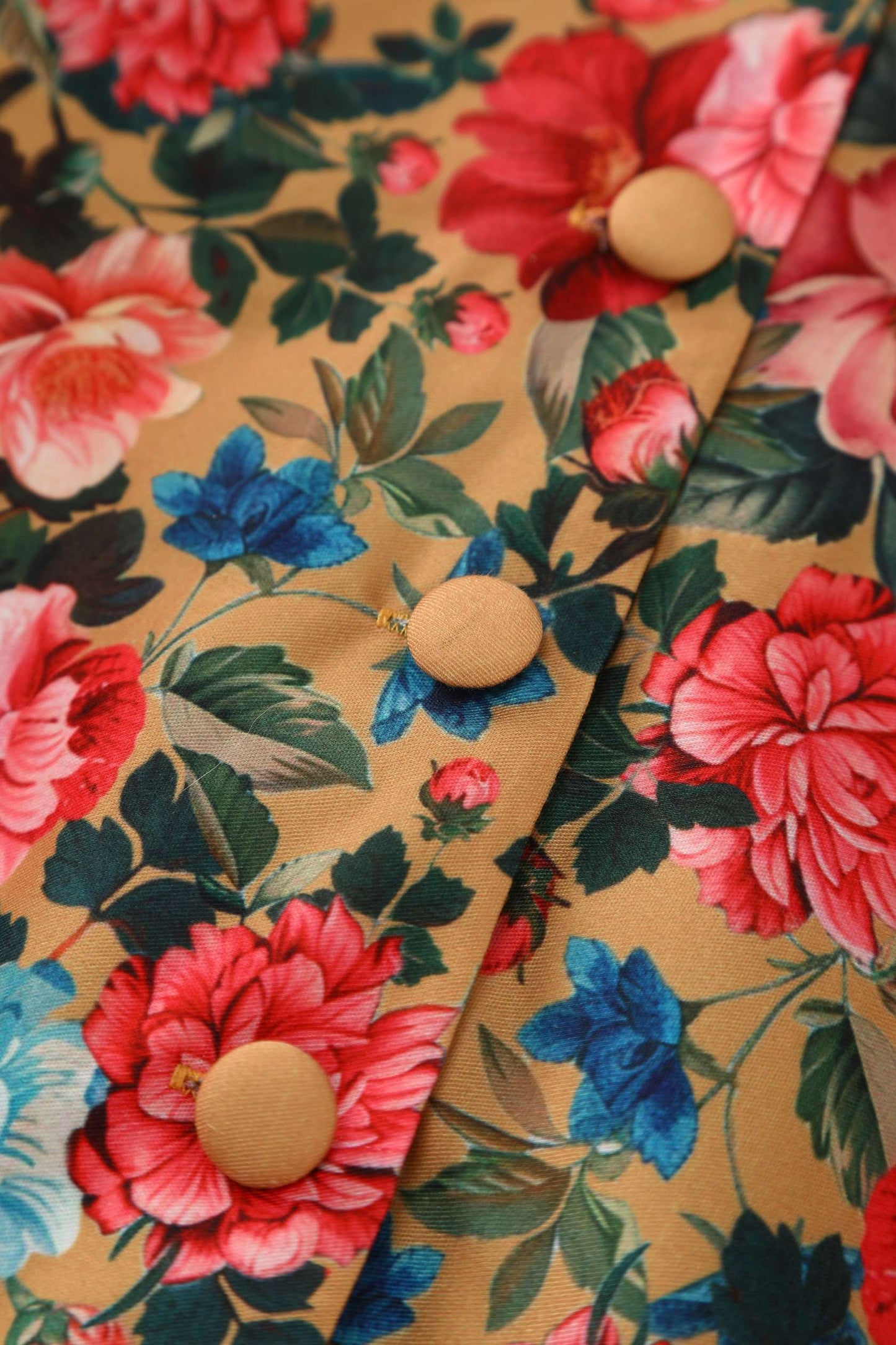 Mollie Yellow Floral Full Circle Shirt Dress