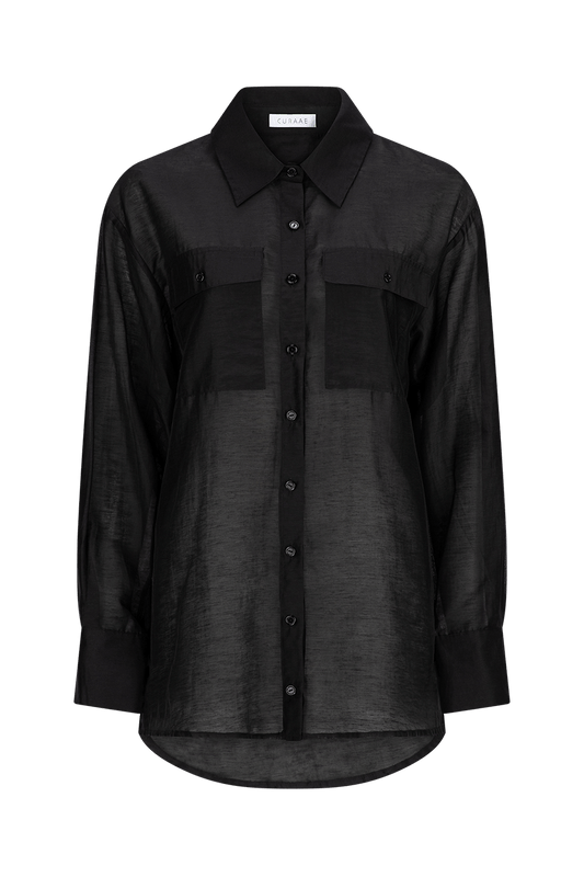CURAAE Vincent Long Sleeve Shirt in Black