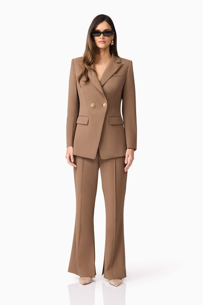CURAAE Sandy Suit Trouser In Brown