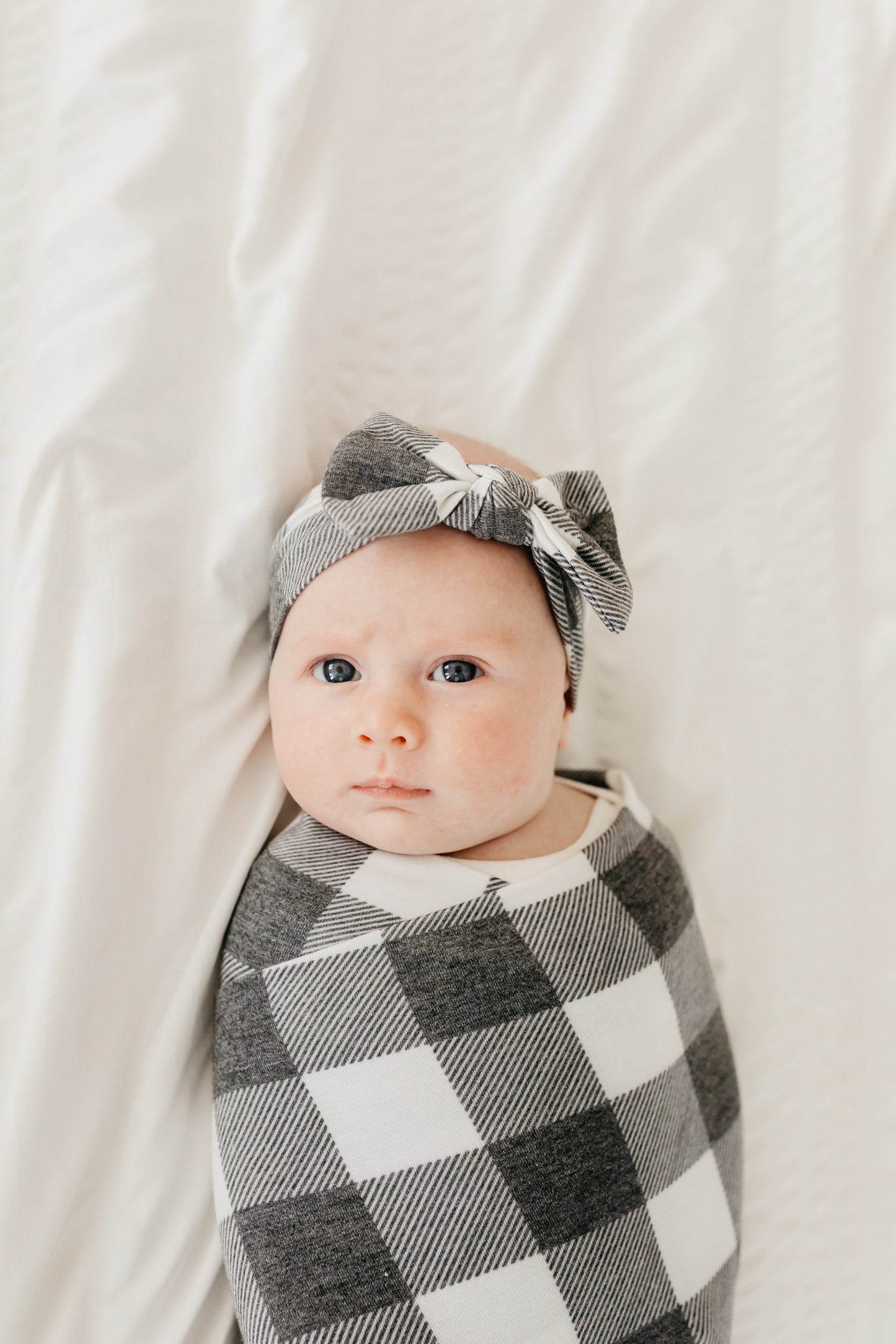 Knit Headband Bow - Scotland