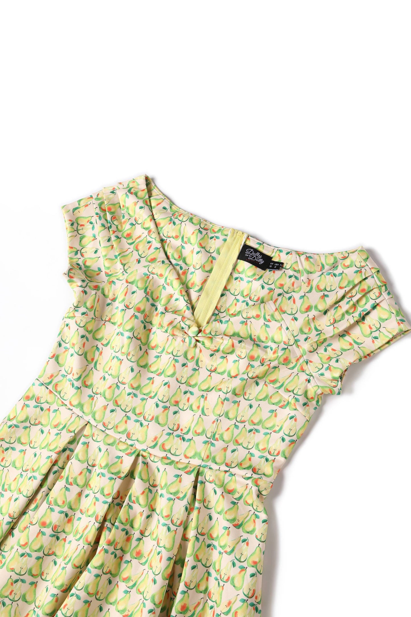 Lily Fruity Pear Off Shoulder Dress
