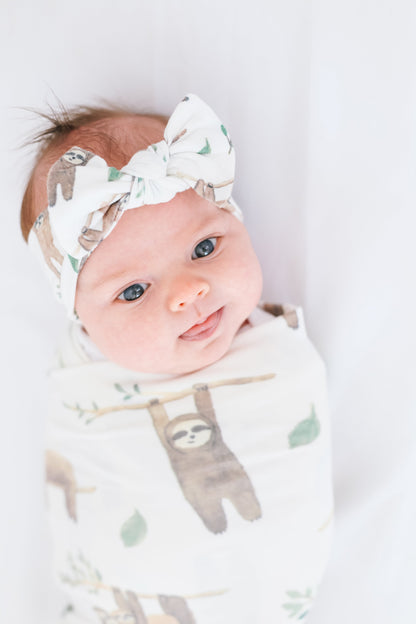 Knit Headband Bow - Noah