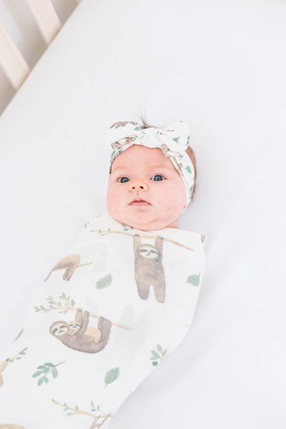 Knit Headband Bow - Noah