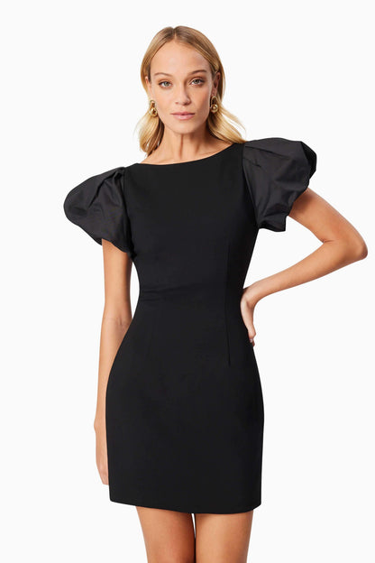Eden Day Mini Dress in Black