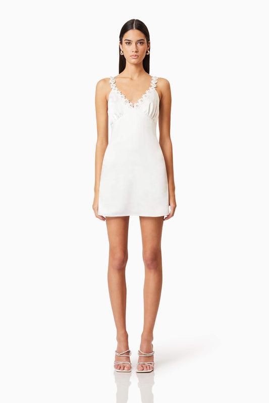 Clarissa Mini Dress In White