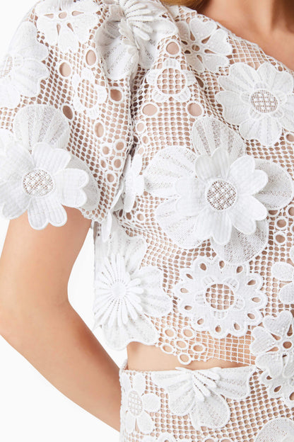 Autumn Two Piece Set In White