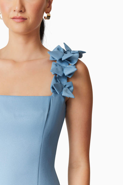 Celia Mini Dress in Blue