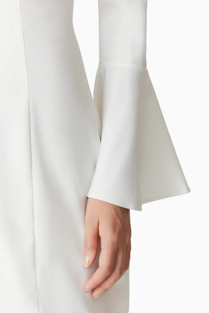 Hazelle Strapless Mini Dress in White