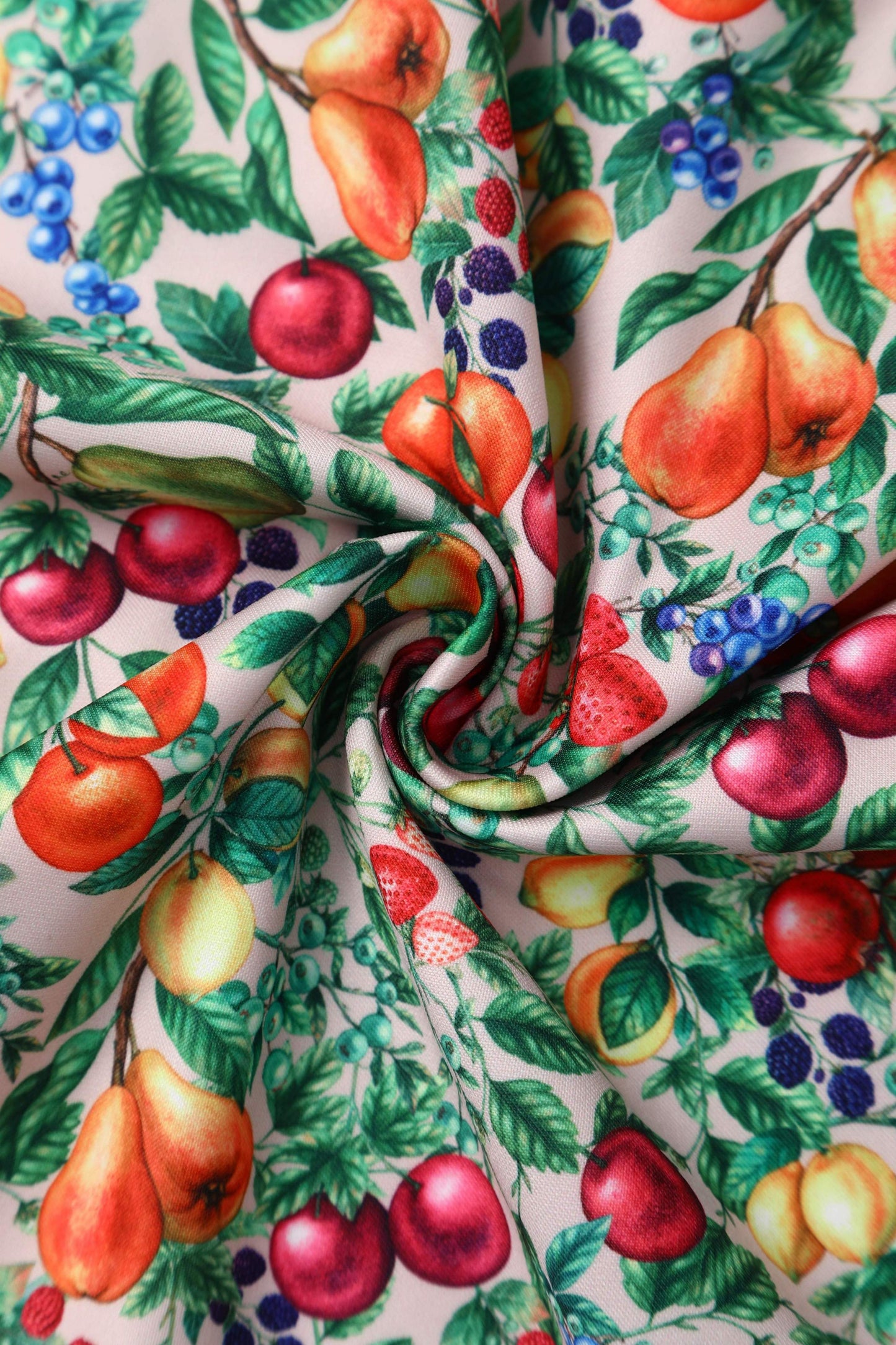 Lily Italian Summer Fruit Off Shoulder Dress