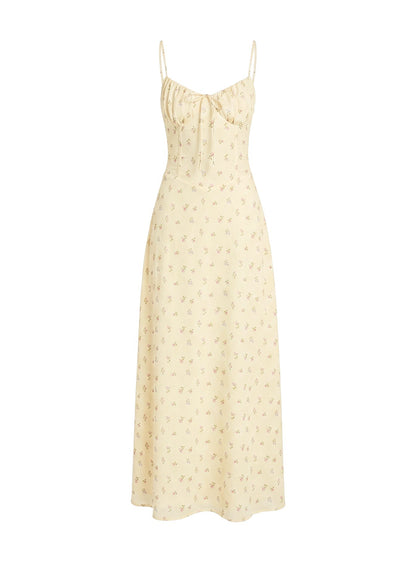 Members Only Maxi Dress Yellow Floral