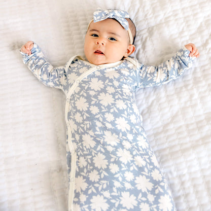 Newborn Knotted Gown - Lacie
