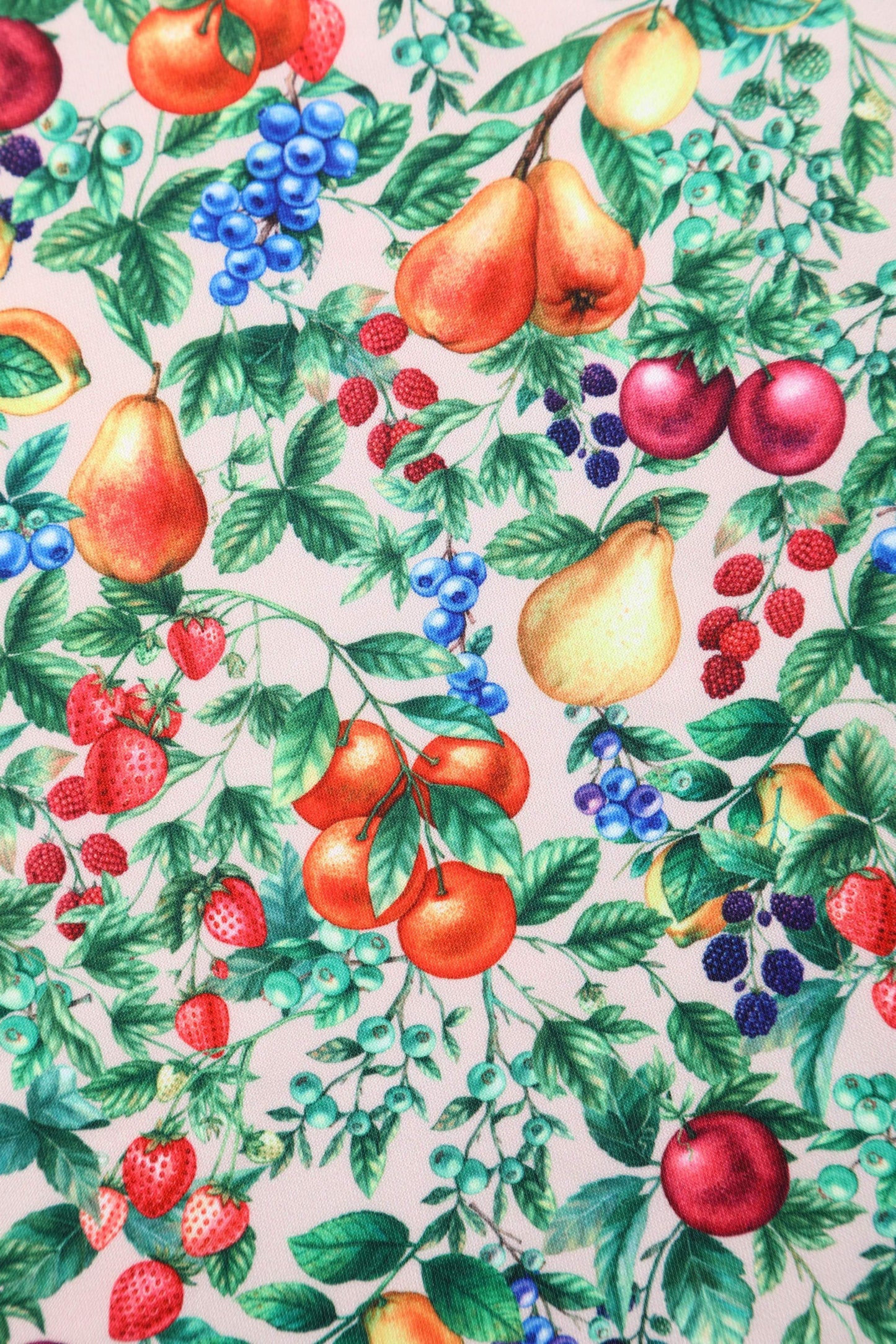 Lily Italian Summer Fruit Off Shoulder Dress