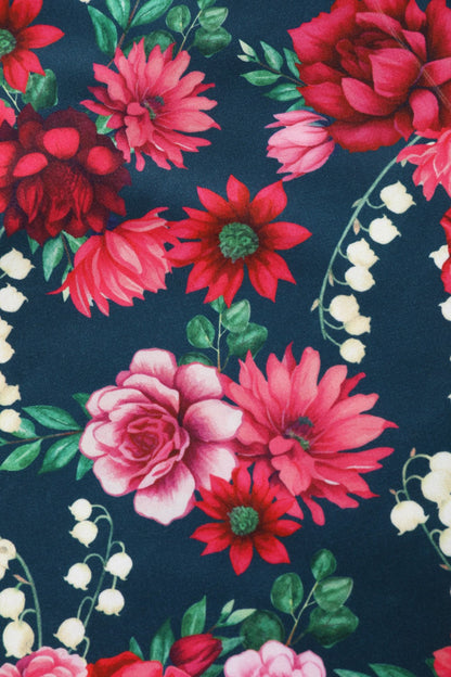 Daisy Pink Floral Halter Dress